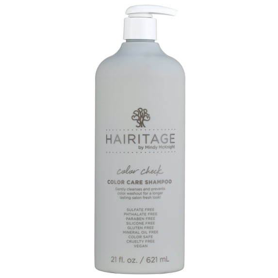 Hairitage Color Care Moisturizing Shampoo for Color Treated Hair + UV Protection, 21 oz