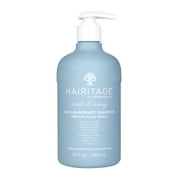 Hairitage Dandruff Treatment Shampoo for Dry, Flaky, Itchy Scalp, Sulfate Free, 13 oz