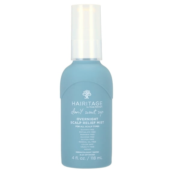Hairitage Dont Wait Up Overnight Scalp Relief Scalp Mist | For Dry, Itchy Scalp  4 fl oz
