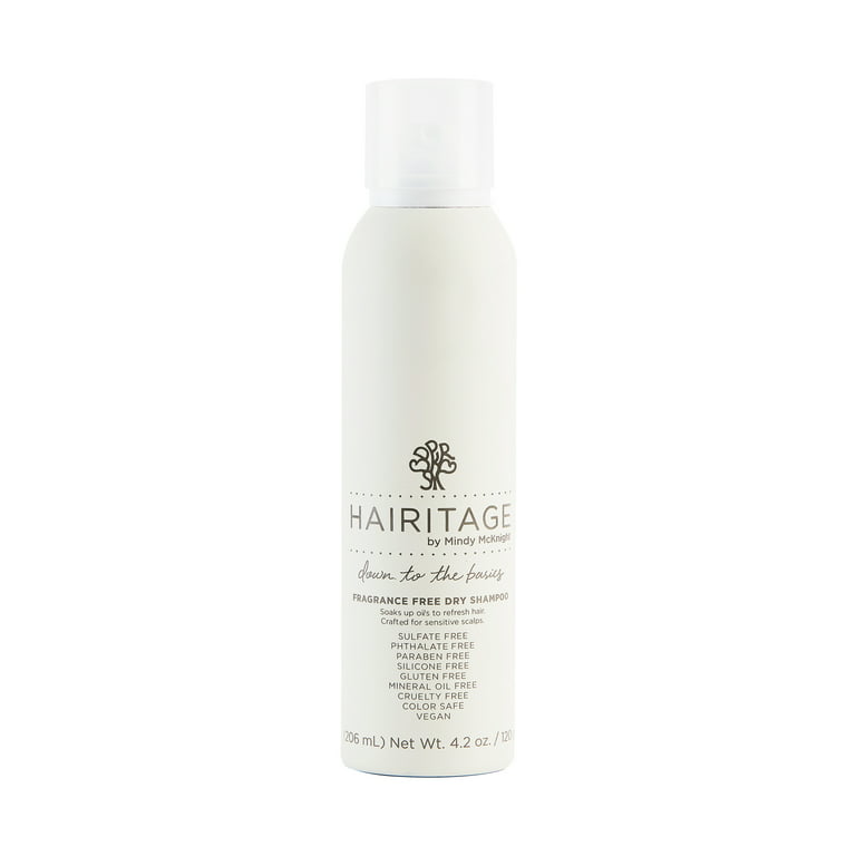 Hairitage Down to the Basics Dry Shampoo with Rice Protein | Volumizer for Women & Men, - Walmart.com