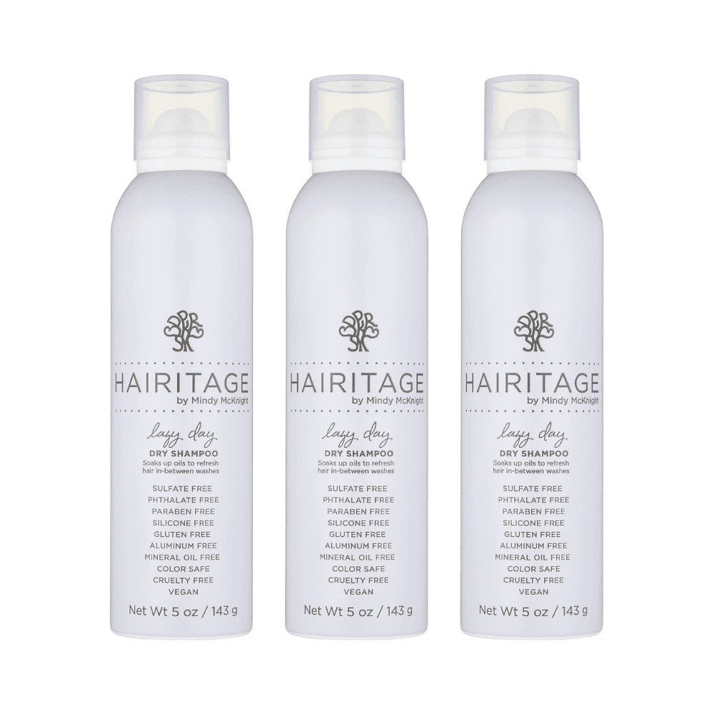 Hairitage Lazy Day Dry Shampoo, 5 oz (Pack of 3)