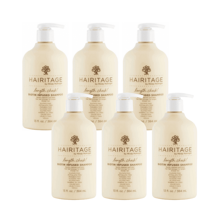 Hairitage Length Check! Biotin Shampoo with Jamaican Black