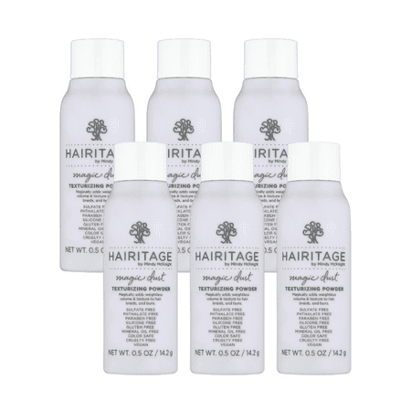 Hairitage Magic Dust - Texturizing Powder, 0.5 fl oz (Pack of 6)