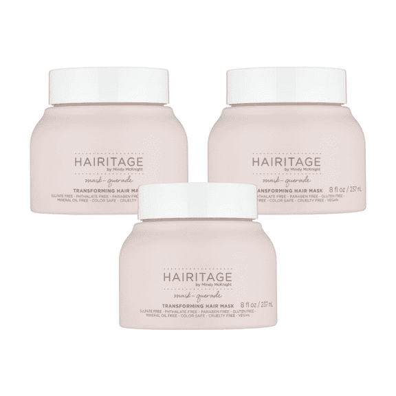 Hairitage Mask-querade Transforming Hair Mask, 8 fl oz (Pack of 3)
