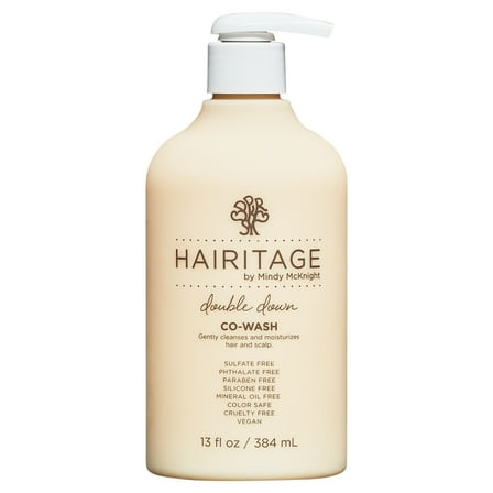 Hairitage Moisturizing, Nourishing Shampoo & Conditioner, Grapeseed Oil & Oat Peptides, 13 fl oz