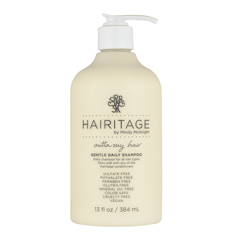 Hairitage Outta My Hair Gentle Daily Moisturizing Shampoo with Jojoba Oil Aloe Vera 5 13 fl. oz