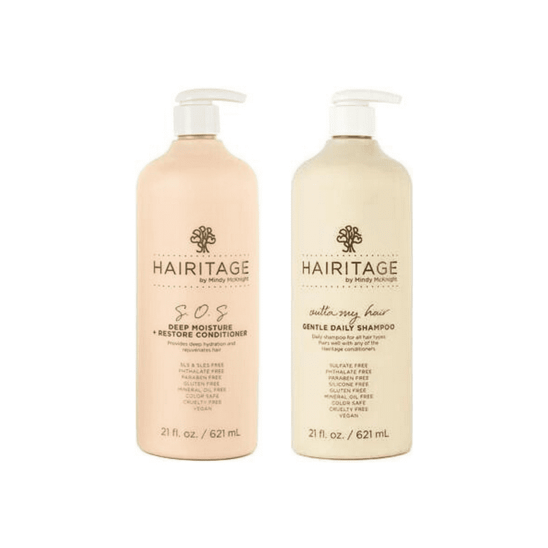 Hairitage Outta My Hair Shampoo SOS Conditioner Variety Pack 21 oz