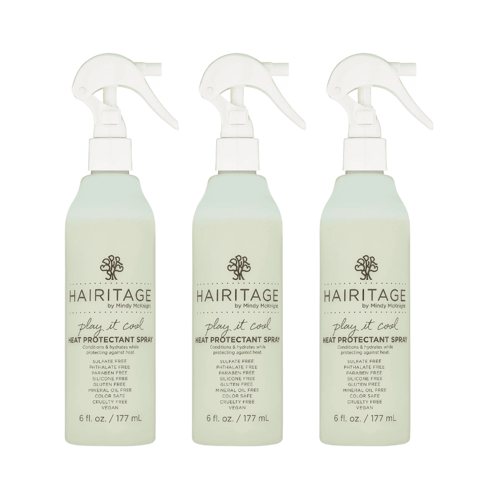 Hairitage Hairitage Play it Cool Heat Protectant Spray, 6 fl oz (Pack of 3)