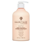 Hairitage S.O.S. Deep Moisture & Restore Deep Conditioner with Safflower Oil for Dry, Thick Hair | for Coily, Curly, Wavy Hair Types | for all genders, 13 fl. oz. pump dispenser