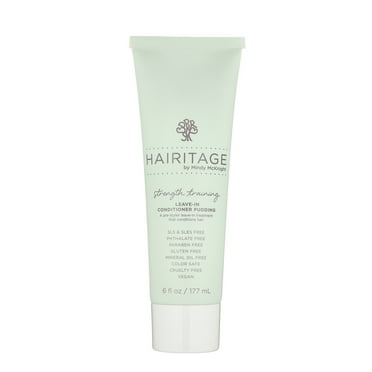 Hairitage Strength Training Thickening Leave-in Conditioner with Coconut oil for Curly Hair, 6 fl oz