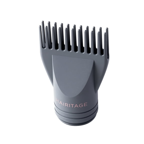 Hairitage Stretch It Out Hair Comb Attachment | Hair Dryer Salon Tool for Straightening & Smoothing, Black