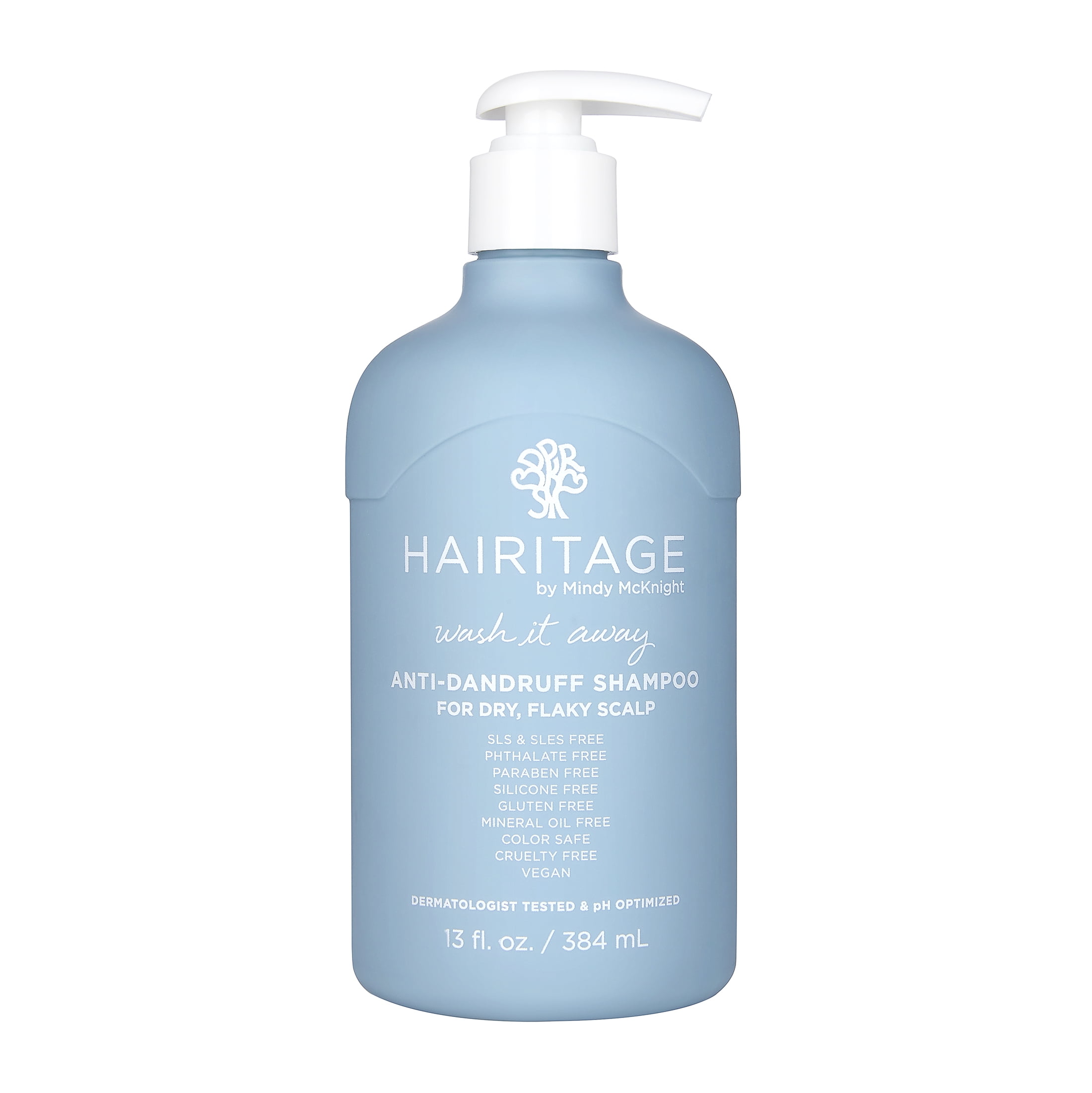 Hairitage Wash Away Anti-Dandruff Shampoo | Dandruff Treatment for Dry, Flaky Scalp, 13 fl oz Walmart.com