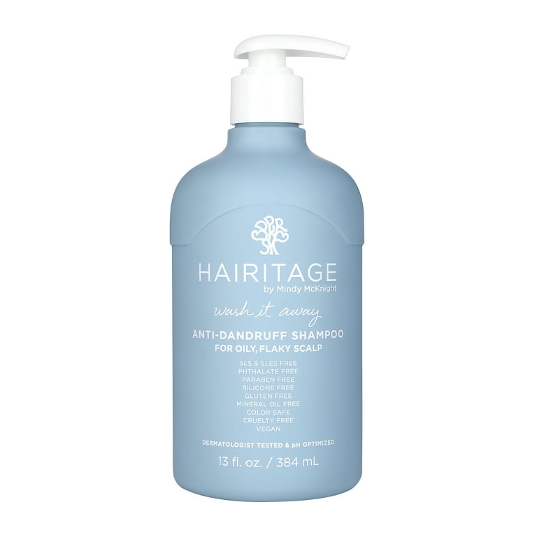 trussel glans shilling Hairitage Wash It Away Anti-Dandruff Shampoo | Dandruff Treatment for Oily,  Flaky Scalp, 13 fl oz - Walmart.com