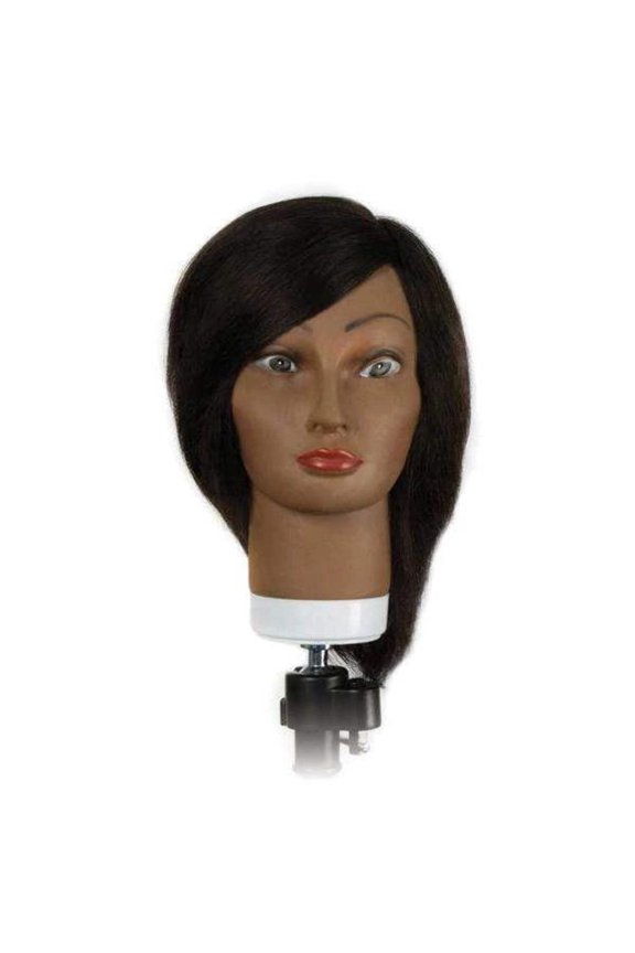 Hairkins Mannequin Head 100% Human Hair - Choose Your Style