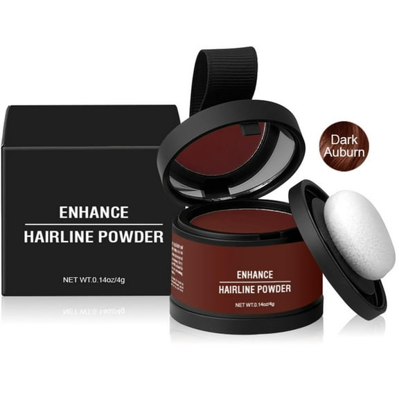 Hairline Powder - Enhance Hairline Powder, Conceals Hair Roots Instantly, Travel Compact Kit, Smooth Application, Light Blonde Shade, Long-Lasting Coverage, Undetectable Grey Hair Makeup Organizers