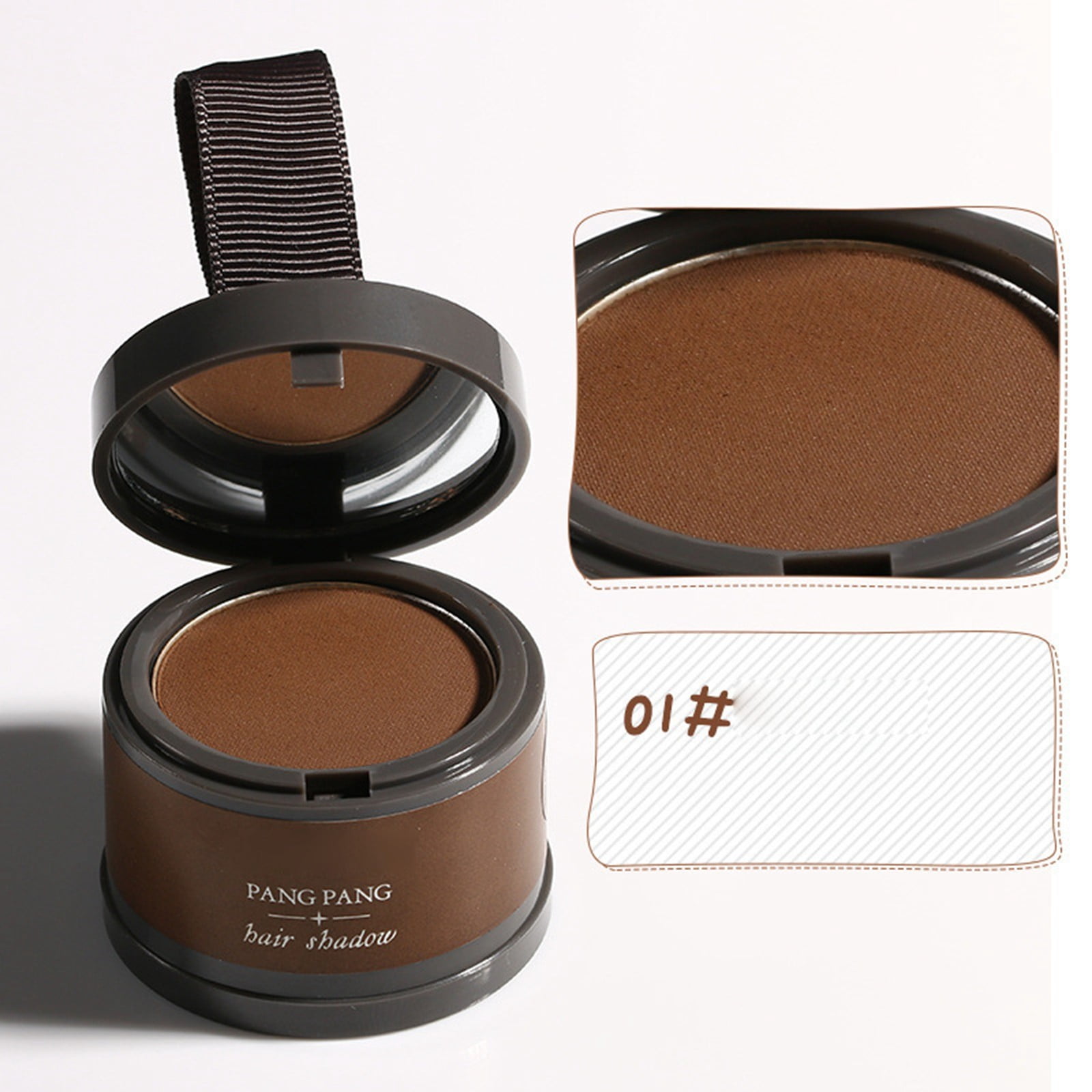 Hairline Powder Hair Root Dye Instant Hair Color Shade To Cover Gray