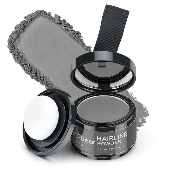 Hairline Powder Root Cover Up, Hairline Shadow Powder Stick for Thinning Hair for Women and Men, Bald Spots, Eyebrows, Beard Line, Gray