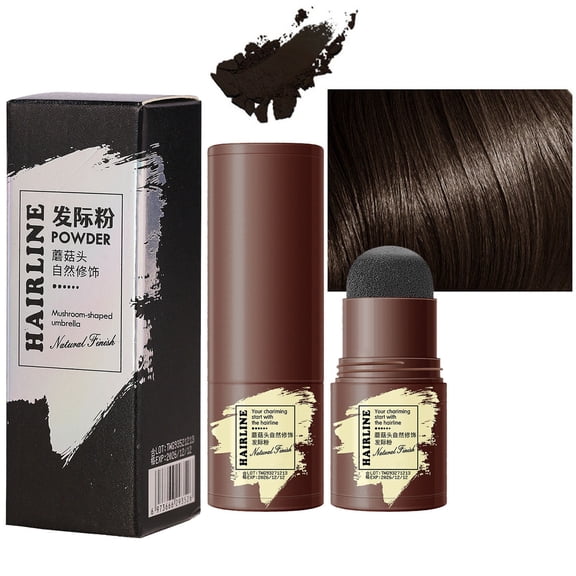 Hairline Powder Stick Hair Shadow and Root up Powder - Filler Powder for Covering Gray Hair, Root Hair Up, Thin Hair, Natural Beeswax Formula, Sweatproof, Portable, Easy to Apply Makeup Organizers
