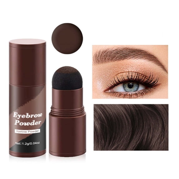 Hairline Powder Stick - Hairline Shadow Powder, Waterproof Sweatproof Root Touch-Up, Long-Lasting Hair Filler Powder for Women Men, Natural Hairline Concealer, Hair Contour Powder, Eyebrow Filling