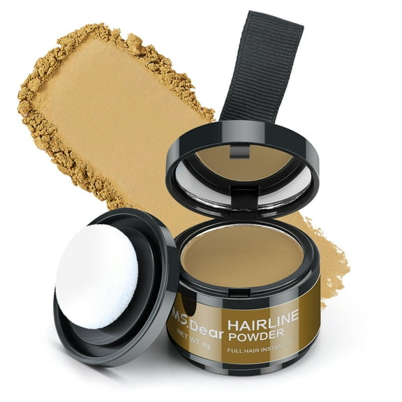 Hairline Powder Stick Root Cover - Root Touch Up & Thin Hair Cover Up, Hair Touch-Up Shadow Toppers for Women & Men, Instant Touch Up for Thinning Gray Hair, Windproof & Sweatproof - Blonde