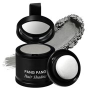 Hairline Root Touch Up Color Powder for Bald Spot Thinning Areas, Waterproof Sweat Resistant Hairline Roots Shadow Filler Cover Up Powder for Women Men, Natural Grey, 0.35 oz