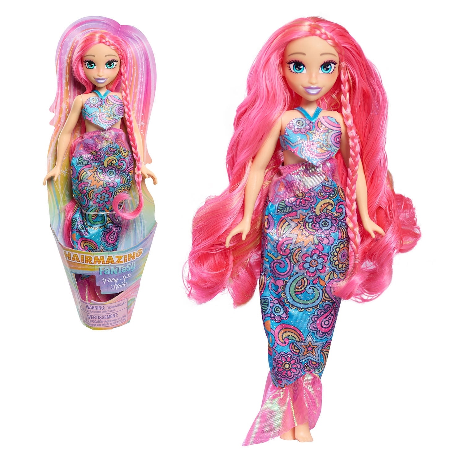 NEW dolls kill OCEAN ENCHANTRESS MERMAID WIG - PINK TRICKZ N\' TREATZ Amazon.com: MERMAID HIGH, Spring Break Oceanna Mermaid Doll  main image 3