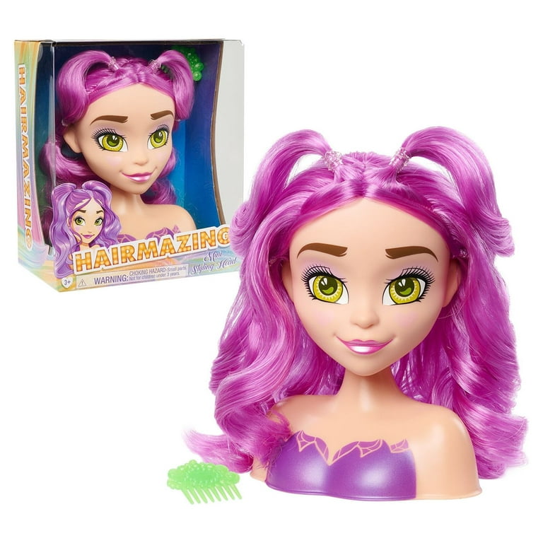 Hairmazing Mini Styling Head Fairy, Kids Toys for Ages 3 up