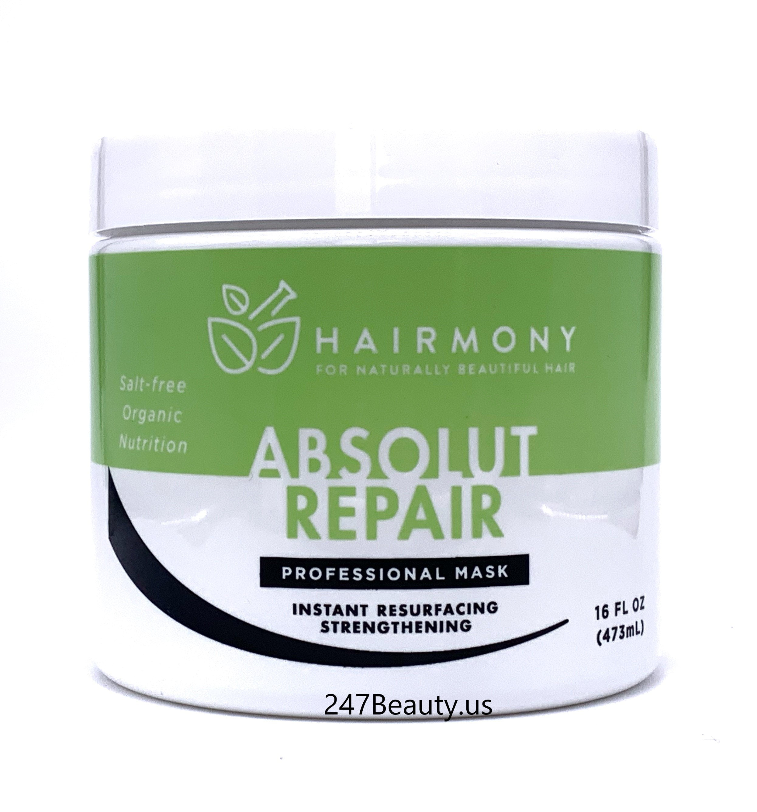 Hairmony Absolut Repair Professional Hair Mask 16 Fl oz - Mascara Reparadora Absoluta para el cabello