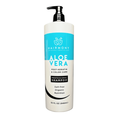Hairmony Aloe Vera Professional Post-Keratin Color Care Hair Shampoo - Champu Aloe Vera post-keratina para el cabello (32 oz)