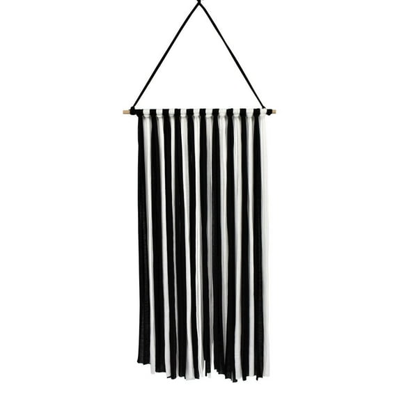 Hairpin Organizer under $5! CQCYD Hairpin Storage Organizer, Wall Mount Hair Accessory Holder for Girls Room, Fabric Hair Clip Display Belt with Wooden Bar, 60cm Hair Bow Rack