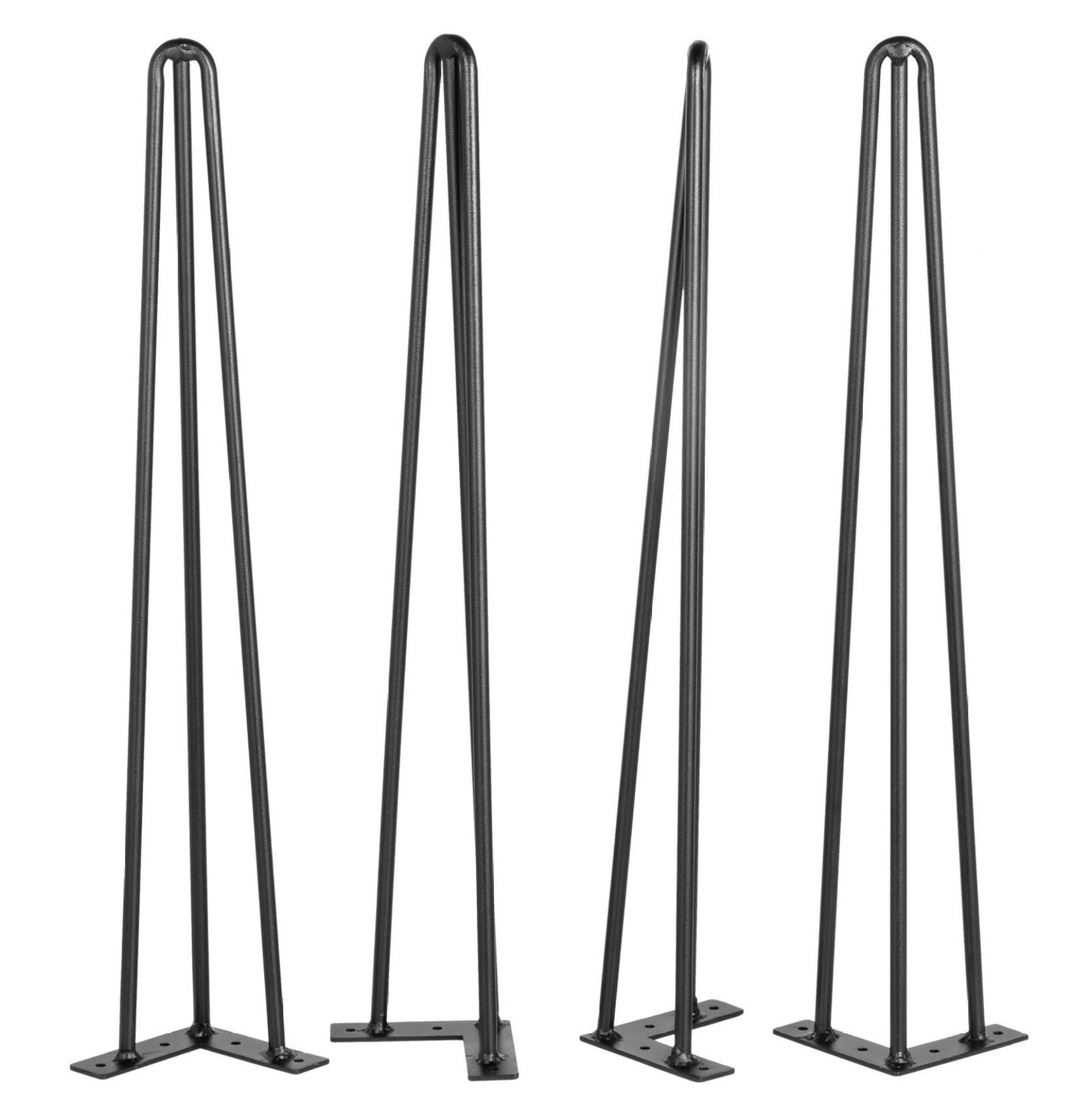 SPACEEUP 34 Hairpin Table Legs, 4PCS Coffee Desk with Rubber Floor... SPACEEUP 34 Hairpin Table Legs, 4PCS Coffee Desk with Rubber Floor...