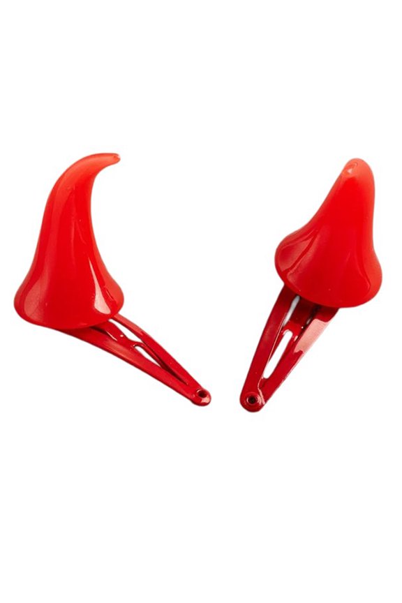 Hairpins Headwear Party Decorations Barrettes Cosplay Costumes Party Accessory Halloween Devil Horn Hairpin Hair Clip