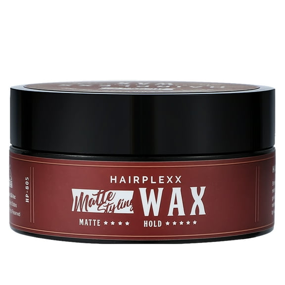 Hairplexx Hair Wax for Hair Styling with Matte Finish to Improve Hair Texture and Thickness - Molding Hair Paste Hold All Day - For All Hair Types, Paraben Free 2.7 oz Gel Haircare