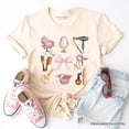 thumbnail image 1 of Hairstylist Coquette Aesthetic T-Shirt, Pink Hair Dresser Tee, 1 of 6