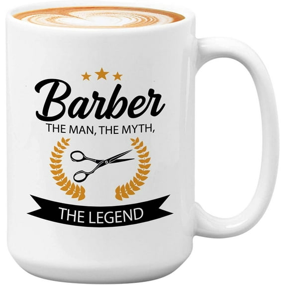 Hairstylist Mug 15oz White Love is in the Hair Stylist Coffee Mug Beauty Barber