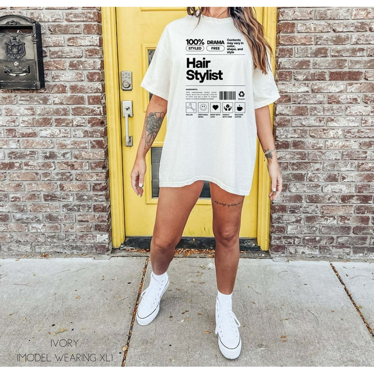 Hairstylist Shirt Hairdresser Gift Hair Stylist T-Shirt Funny