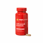 HAIRtamin Advanced Formula Supplement for Hair Health – With Biotin, Vitamins & Antioxidants – 100% Vegan, 1-Month Supply – For Women & Men