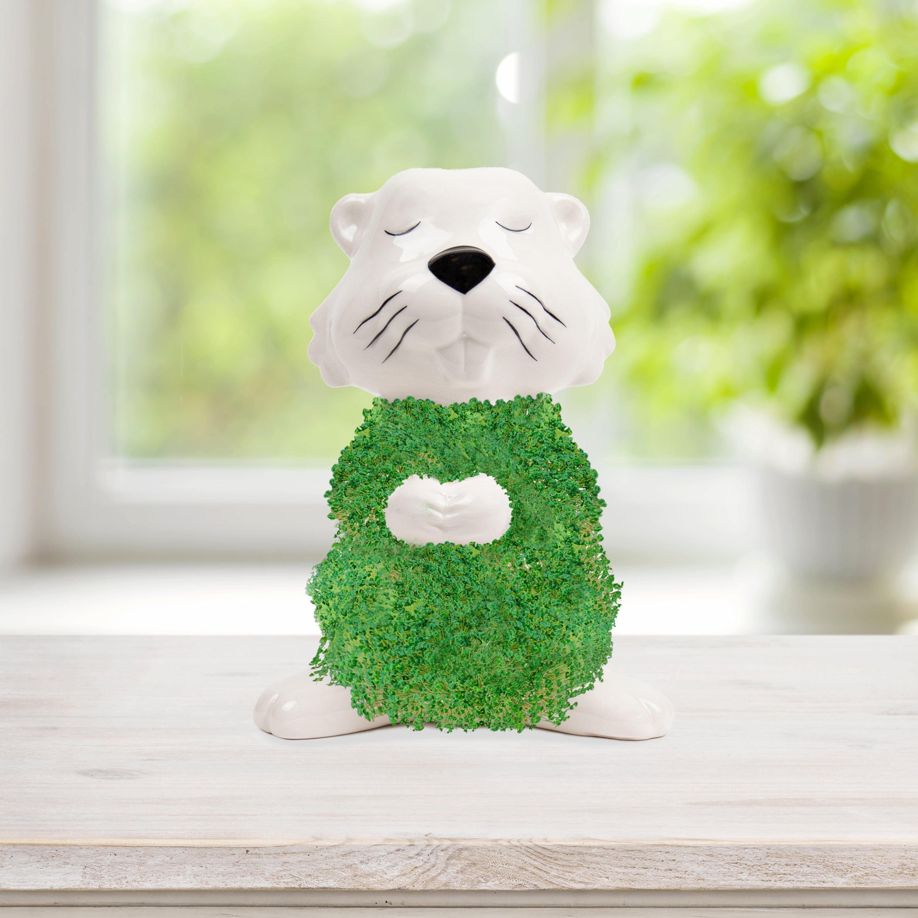 Hairy Beaver Chia Planter – Funny Novelty Animal Planter with Chia