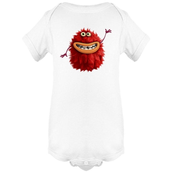 Hairy Monster Greeting Bodysuit Infant -Image by Shutterstock, 24 Months