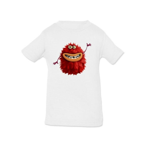 Hairy Monster Greeting T-Shirt Infant -Image by Shutterstock, 18 Months