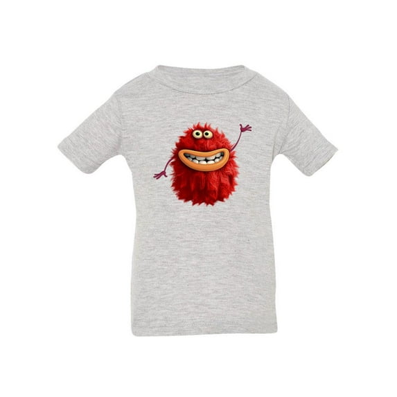 Hairy Monster Greeting T-Shirt Infant -Image by Shutterstock, 24 Months