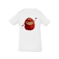 thumbnail image 1 of Hairy Monster Greeting T-Shirt Infant -Image by Shutterstock,  6 Months, 1 of 4