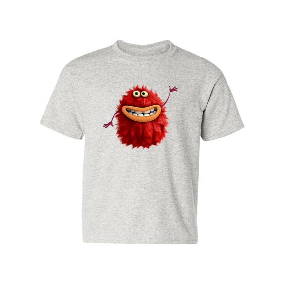 Hairy Monster Greeting T-Shirt Juniors -Image by Shutterstock, Small