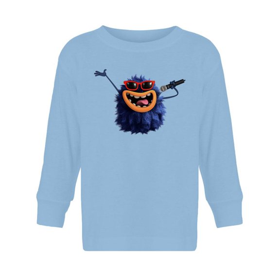 Hairy Monster Singing Long Sleeve Toddler -Image by Shutterstock, 5 Toddler