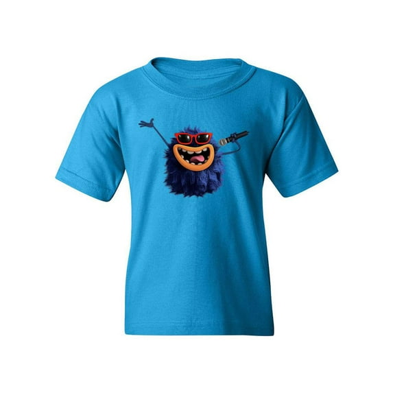 Hairy Monster Singing T-Shirt Juniors -Image by Shutterstock, x-Small