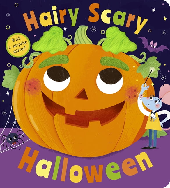 Hairy Scary Halloween: With a Surprise Mirror!, (Board Book)