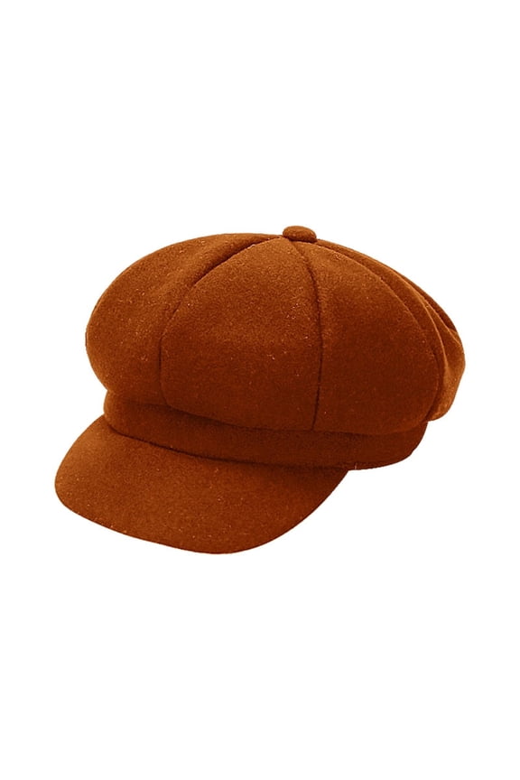 Hairy Warm Beret, Dome Painter Hat, Autumn Winter Casual Hat, Women Solid Color Soft Breathable Headwear For Daily Outing Travel Leisure Party Cold Resistant Fashion Retro Head Cap,Orange