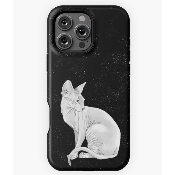 Hairy Women Hairless Cats Funny Phone Case for iPhone 16 15 14 13 12 11 Pro Max