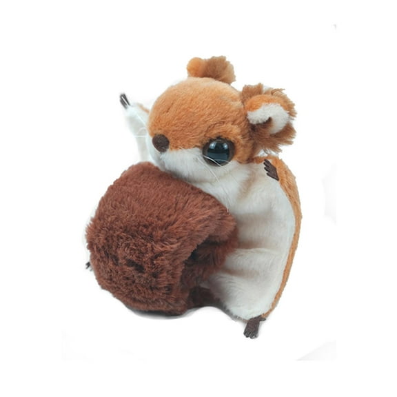 Hairy-footed Flying Squirrel Stuffed Plush Slap Bracelet, Flying Squirrel Snap Bracelet, Stuffed Animal Plush Toys