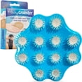 thumbnail image 1 of HairyGrabster 3-Piece Bath Accessories Set, Blue, 1 of 8